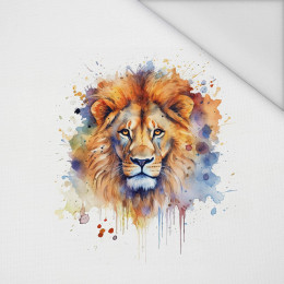 WATERCOLOR LION - panel (60cm x 50cm) Waterproof woven fabric