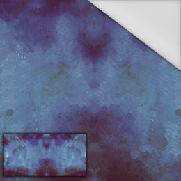 BLUE SPECKS - panel (80cm x 155cm) Waterproof woven fabric