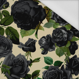 BLACK ROSES - Waterproof woven fabric