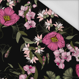 PINK FLOWERS PAT. 2 - Waterproof woven fabric