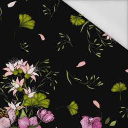 PINK FLOWERS PAT. 3 - Waterproof woven fabric