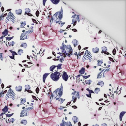 WILD ROSE FLOWERS PAT. 1 (BLOOMING MEADOW) (Very Peri) - Waterproof woven fabric