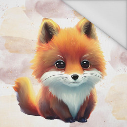 BABY FOX - panel (75cm x 80cm) Waterproof woven fabric