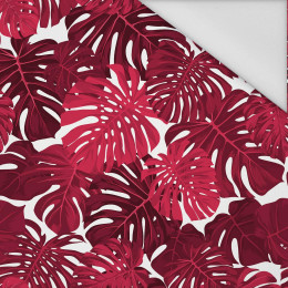 MONSTERA 2.0 / viva magenta - Waterproof woven fabric