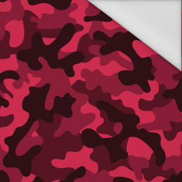 CAMOUFLAGE  / viva magenta - Waterproof woven fabric