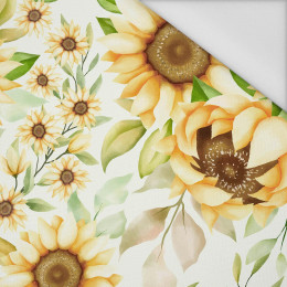 PASTEL SUNFLOWERS PAT. 3 - Waterproof woven fabric