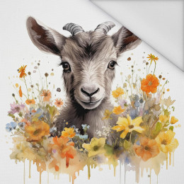 WATERCOLOR GOAT - panel (75cm x 80cm) Waterproof woven fabric