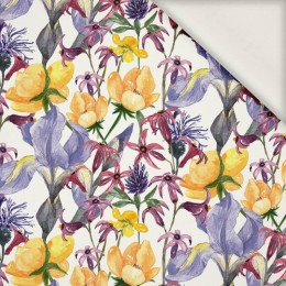 IRISES (IN THE MEADOW) - viscose woven fabric