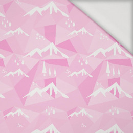 MOUNTAINS (adventure) / pink - Viscose jersey