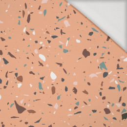 TERRAZZO PAT. 6 / peach fuzz - Viscose jersey