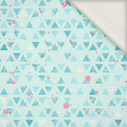 GLITTER TRIANGLES (WONDERLAND) - viscose woven fabric