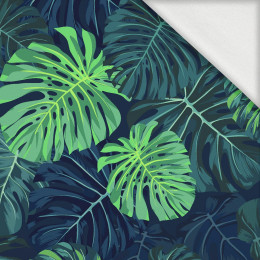 MONSTERA 2.0 / navy - looped knit fabric with elastane