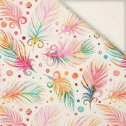 RAINBOW FEATHERS - Linen 100%