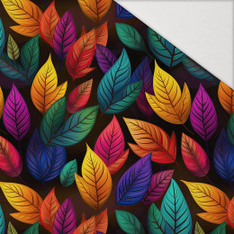 RAINBOW LEAVES PAT. 2 - Hydrophobic brushed knit