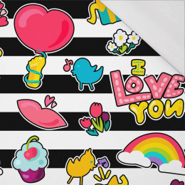 COLORFUL STICKERS PAT. 4 - single jersey 