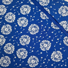 DANDELION blue - looped knit fabric