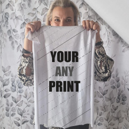 PANEL (60cm x 50cm) -  WITH CUSTOM PRINT - Cotton woven fabric
