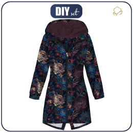 WOMEN'S PARKA (ANNA) - FLOWERS WZ.63 - softshell