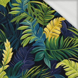 GREEN LEAVES WZ. 2 - looped knit fabric