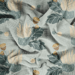 AUTUMN GARDEN pat. 1 - Cotton muslin