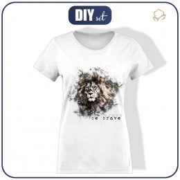 WOMEN’S T-SHIRT - BE BRAVE (BE YOURSELF) - single jersey