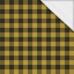 CHECK VICHY - MELANGE MUSTARD - Nylon fabric PUMI