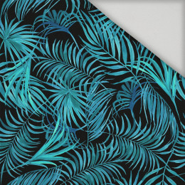 PALM LEAVES pat. 5 / black - quick-drying woven fabric
