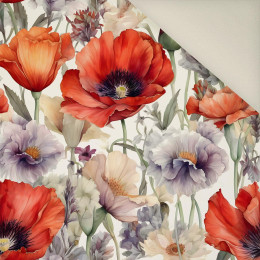 POPPIES pat. 5- Upholstery velour 
