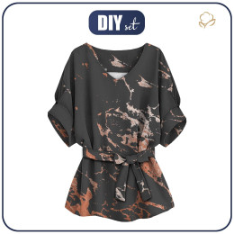 KIMONO BLOUSE - MARBLE PAT. 3 - sewing set