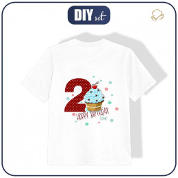 KID’S T-SHIRT - 2ST BIRTHDAY / MUFFIN - single jersey 
