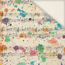 MUSIC NOTES PAT. 1 - Linen 100%