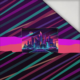 NEON GALAXY WZ.7 -  PANEL (60cm x 50cm) light brushed knitwear