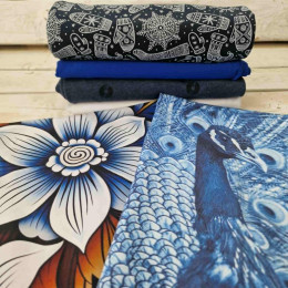 Fabric bundle PAT. 34 - looped knit fabric