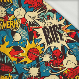 RETRO COMICS PAT.1 - looped knit fabric