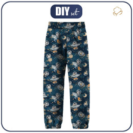 CHILDREN'S SOFTSHELL TROUSERS (YETI) - SPACE CUTIES pat. 9 (CUTIES IN THE SPACE)