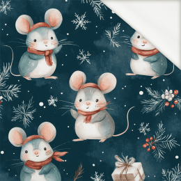 LET IS SNOW wz.8 - looped knit fabric