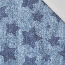 DARK BLUE STARS / vinage look jeans (dark blue) - Cotton woven fabric