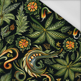 Hemp leaves WZ. 3 - Waterproof woven fabric