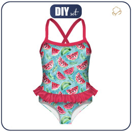 Girl's swimsuit - Tutti Frutti wz. 4 - sewing set