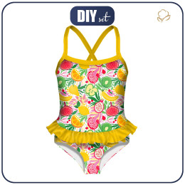 Girl's swimsuit - Tutti Frutti wz.9 - sewing set