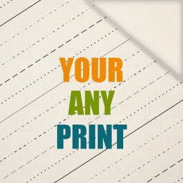 FABRIC WITH CUSTOM PRINT - Linen 100%