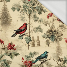 Vintage Christmas wz.12 - looped knit fabric