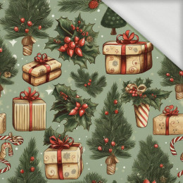 Vintage Christmas wz.13 - looped knit fabric