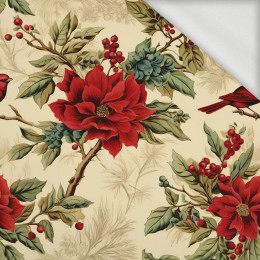 Vintage Christmas wz.14 - looped knit fabric