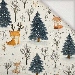 WINTER ANIMALS WZ.2 - Woven Fabric for tablecloths