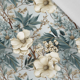 WINTER FLOWERS WZ.1 - Cotton woven fabric