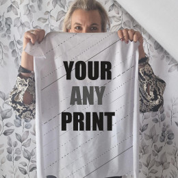 PANEL (75cm x 80cm) -  WITH CUSTOM PRINT - Cotton woven fabric