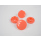 Snaps KAM, plastic fasteners 14mm -salmon pink 10 sets