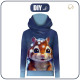 HYDROPHOBIC HOODIE UNISEX - ANIMATED SQUIRREL pat. 2 - sewing set