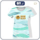 WOMEN’S T-SHIRT -  MIAMI BEACH / waves - single jersey